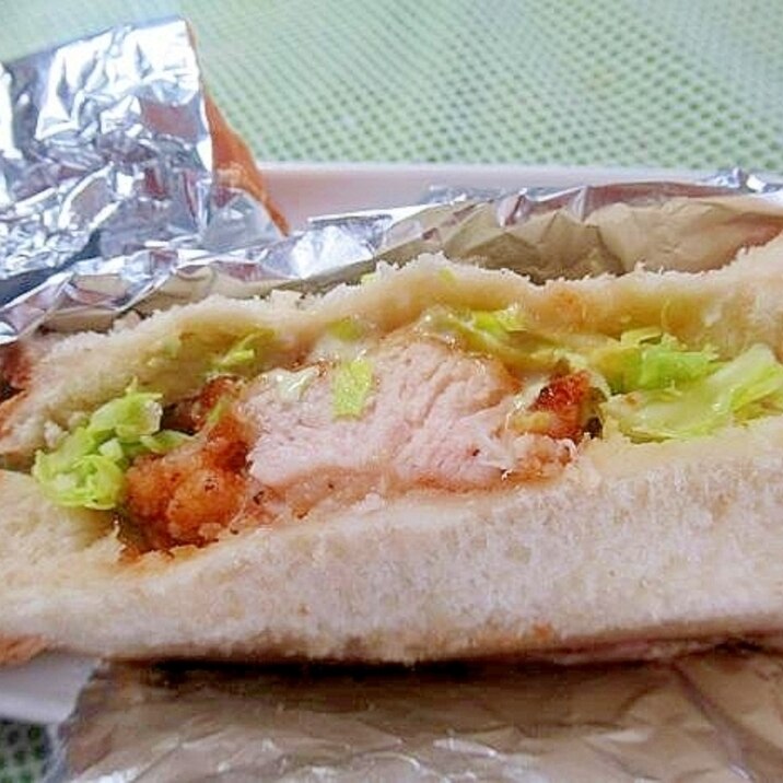 チキンタツタdeサンドイッチ~♪